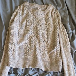 A beige sweater (Mossimo)